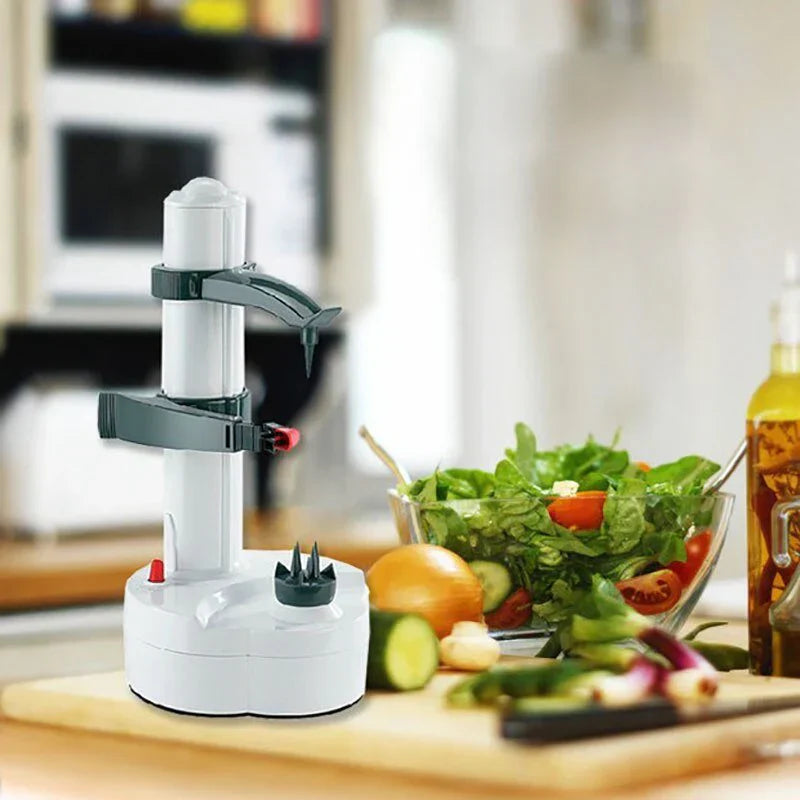 PeelPro | Elektrische fruit- en groentesnijder – Automatisch schillen voor appels, aardappelen