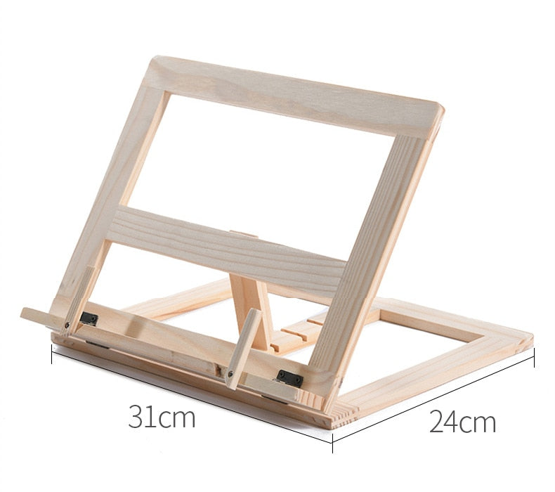 BookPerch | Houten boekenwurmstandaard - Creatieve tablet-, laptop- en boekenhouder