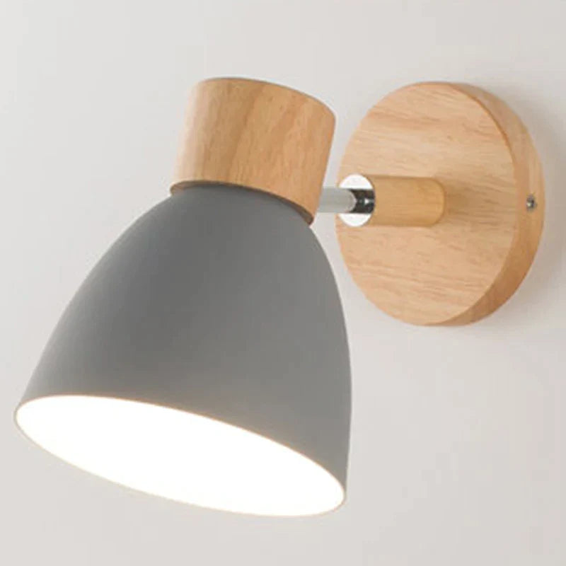 OakAura | Moderne stijlvolle macaron houten wandlamp