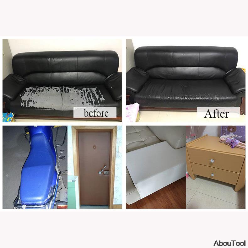 LeatherFix | Zelfklevende leerreparatieset voor banken, sofa's, autostoelen en meer