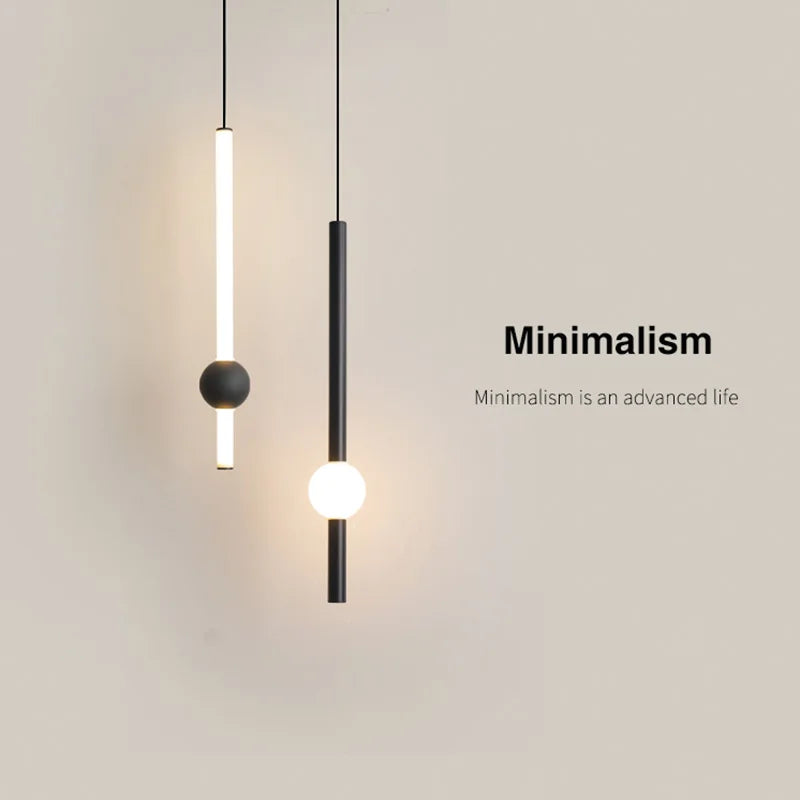 LineaLux | Moderne LED Bar Hanglamp - Minimalistisch Goud & Zwart Hanglamp