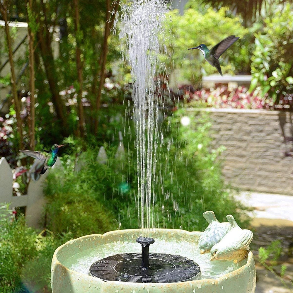 SolarSplash | Zonne-energie Mini Waterfonteinpomp voor Tuin, Vijver & Buiten Vogelbad