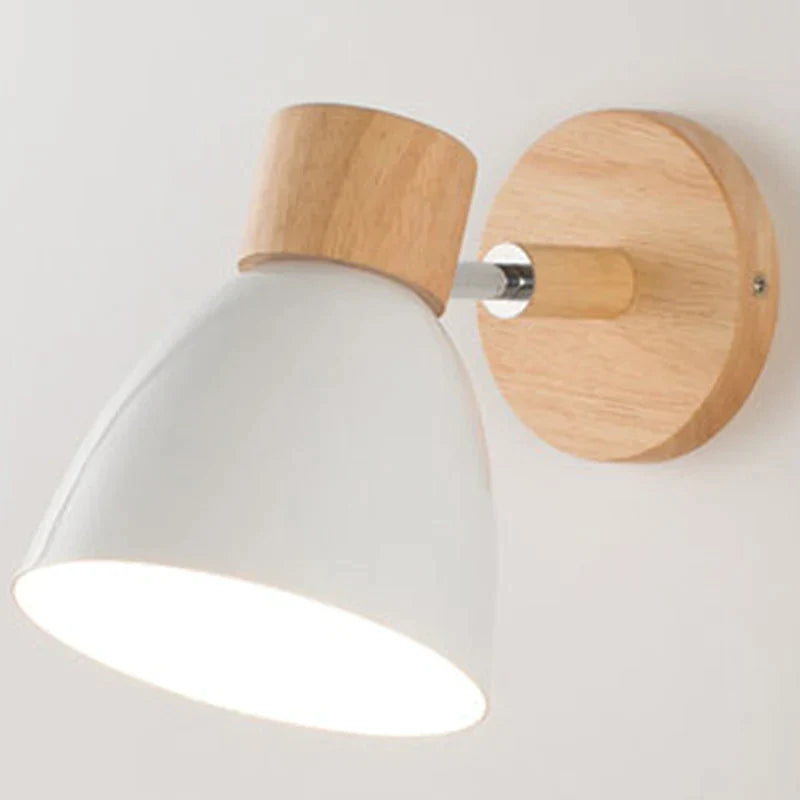 OakAura | Moderne stijlvolle macaron houten wandlamp