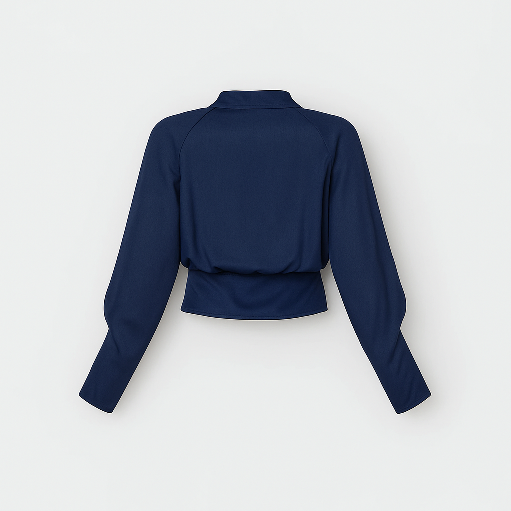 Dazira | Elegante blouse met pofmouwen voor dames – chique casual top met knoopsluiting