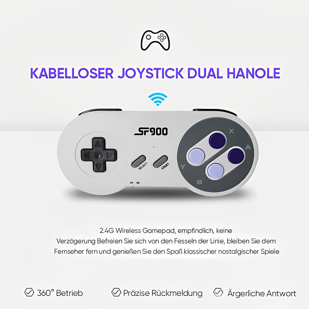 PixelPal | Retro HD-console – 926 ingebouwde spellen, plezier voor 2 spelers