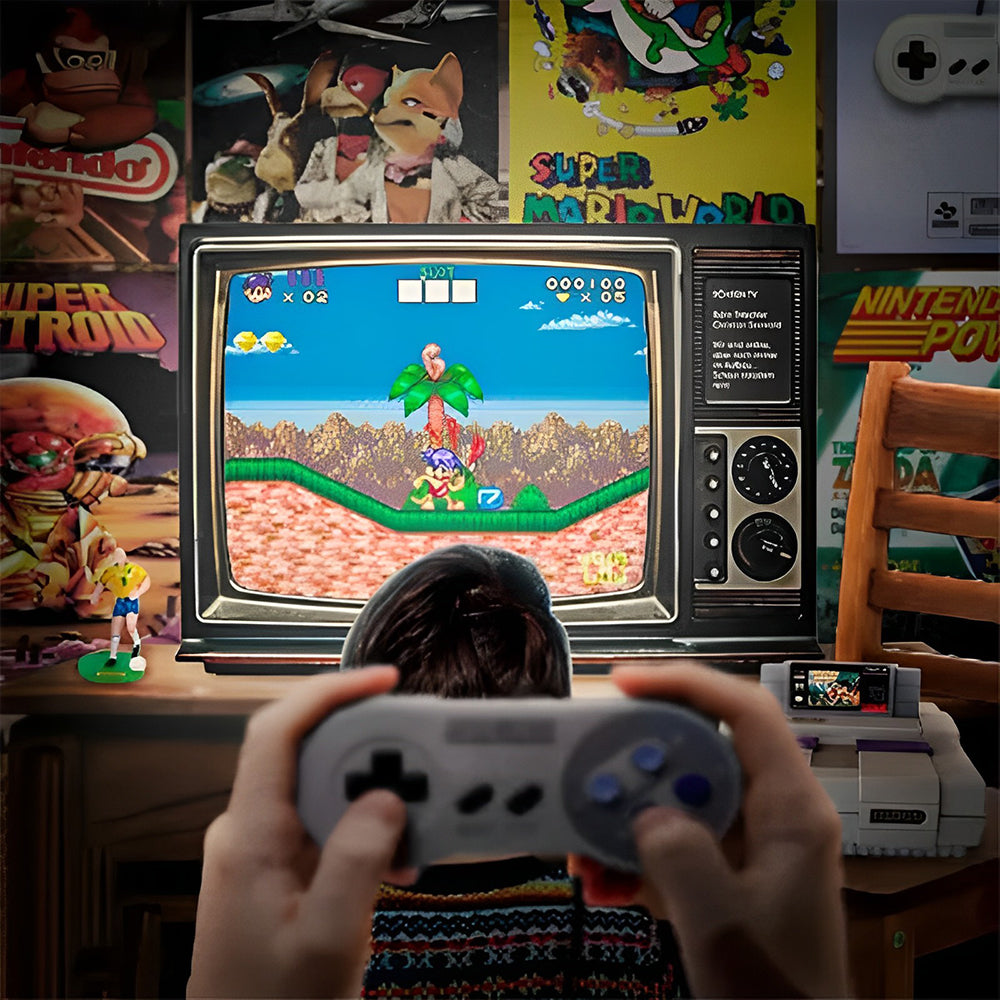 PixelPal | Retro HD-console – 926 ingebouwde spellen, plezier voor 2 spelers