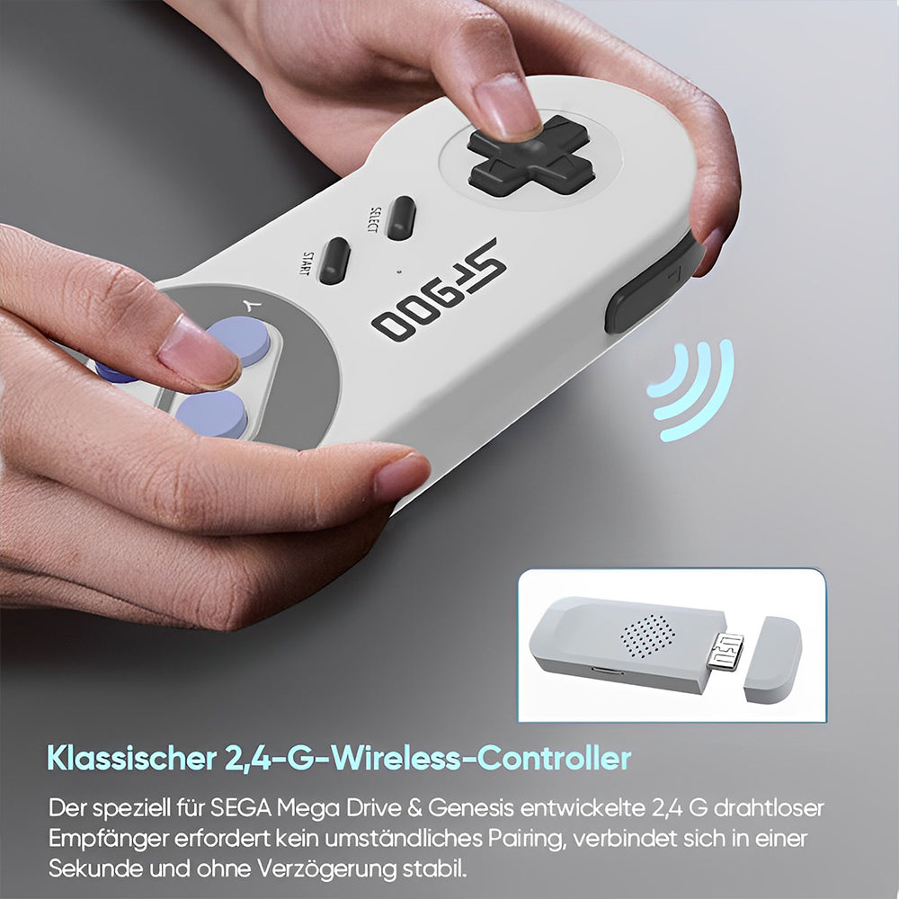 PixelPal | Retro HD-console – 926 ingebouwde spellen, plezier voor 2 spelers