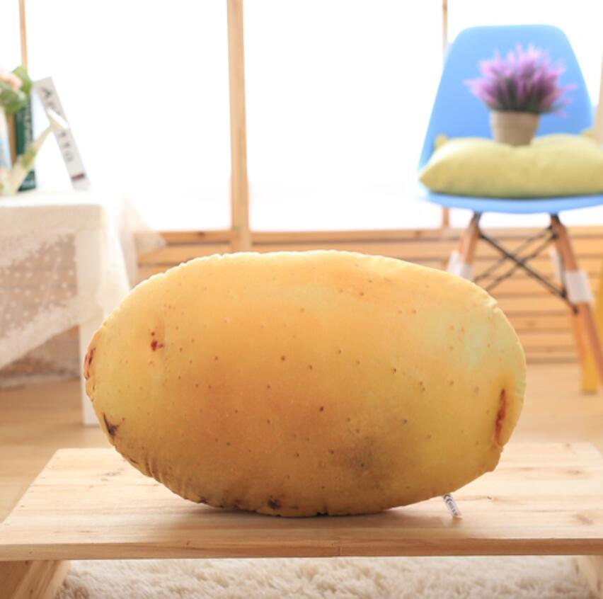 VeggieCuddle | Zachte Pluche Groentekussen – Decoratieve Krop, Aardappel, Broccoli Sierkussen