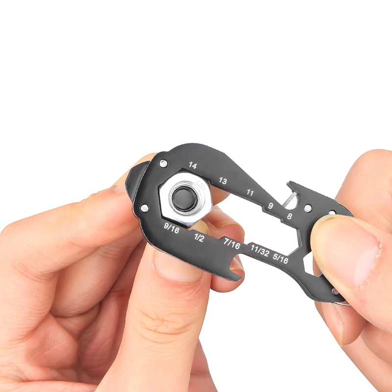 Handy8 | 8-in-1 Sleutelhanger Tool – Multifunctionele Mini Reparatie Tool, Compact & Draagbaar