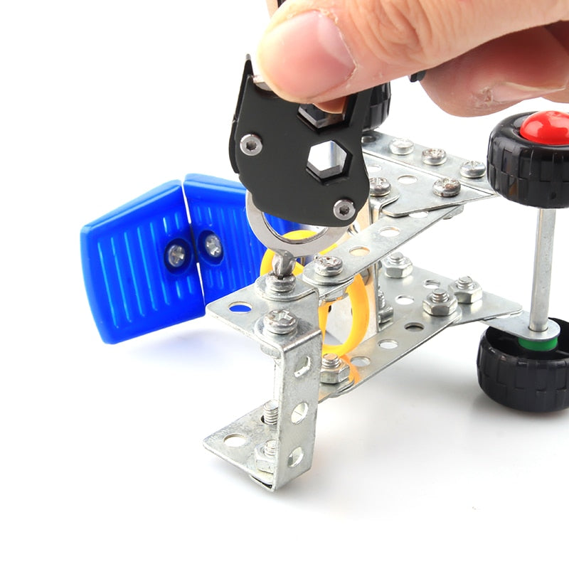 Handy8 | 8-in-1 Sleutelhanger Tool – Multifunctionele Mini Reparatie Tool, Compact & Draagbaar