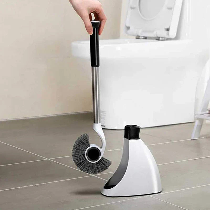 Toiluxe | Magnetische Houder Toiletborstel Set - Ergonomische Borstel voor Badkamer Schoonmaken & Hygiënisch Opbergen