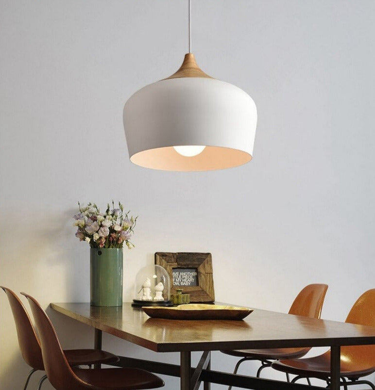 PastelDome | Minimalistische Pastel Koepel Hanglamp - Macaron Ontwerp voor modern wonen