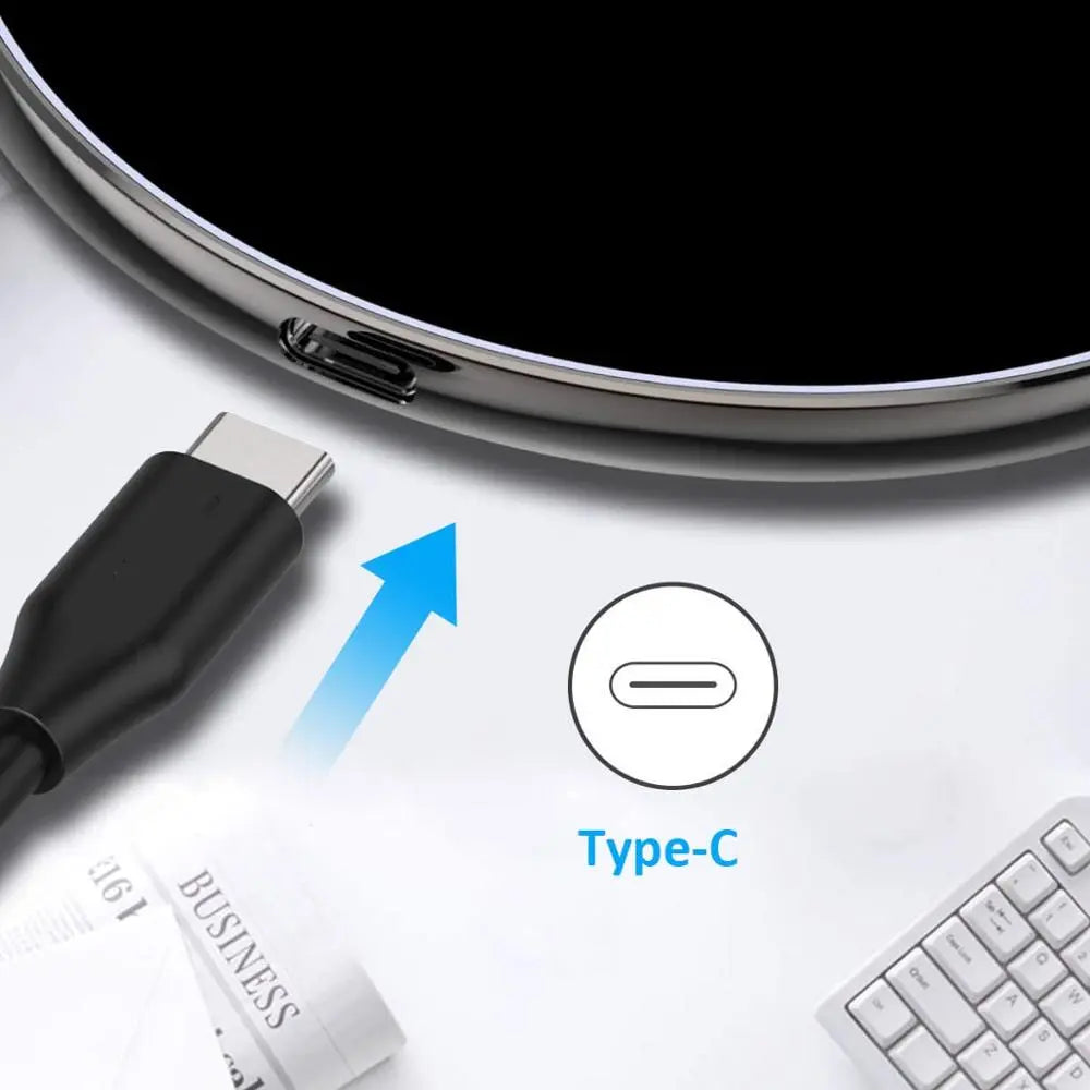 AmpPad | 30 W draadloze snellader – USB-C-laadstation