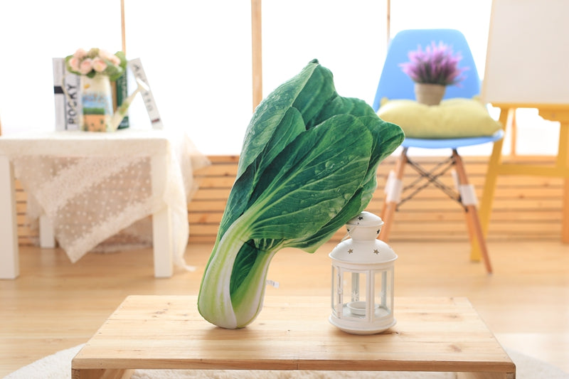 VeggieCuddle | Zachte Pluche Groentekussen – Decoratieve Krop, Aardappel, Broccoli Sierkussen