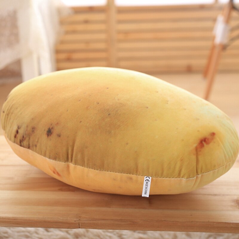 VeggieCuddle | Zachte Pluche Groentekussen – Decoratieve Krop, Aardappel, Broccoli Sierkussen