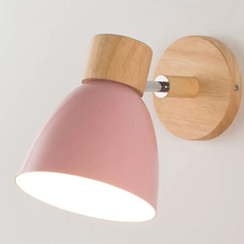 OakAura | Moderne stijlvolle macaron houten wandlamp