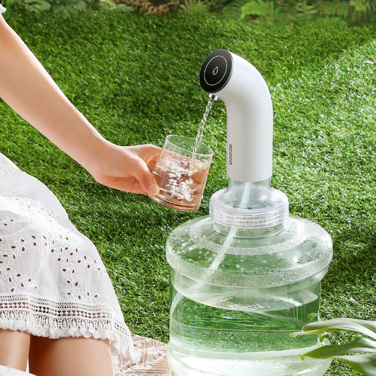 PurePump | Draagbare waterdispenserpomp – Minimalistisch, oplaadbaar via USB, lekvrij  Gemakkelijk hydrateren