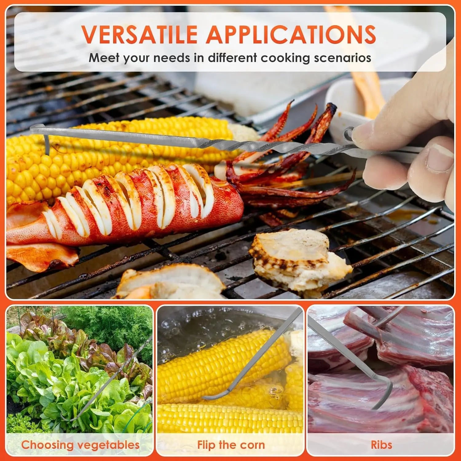 CharEdge | Ambachtelijk handgesmede grillspatel – Precisie BBQ-spatel