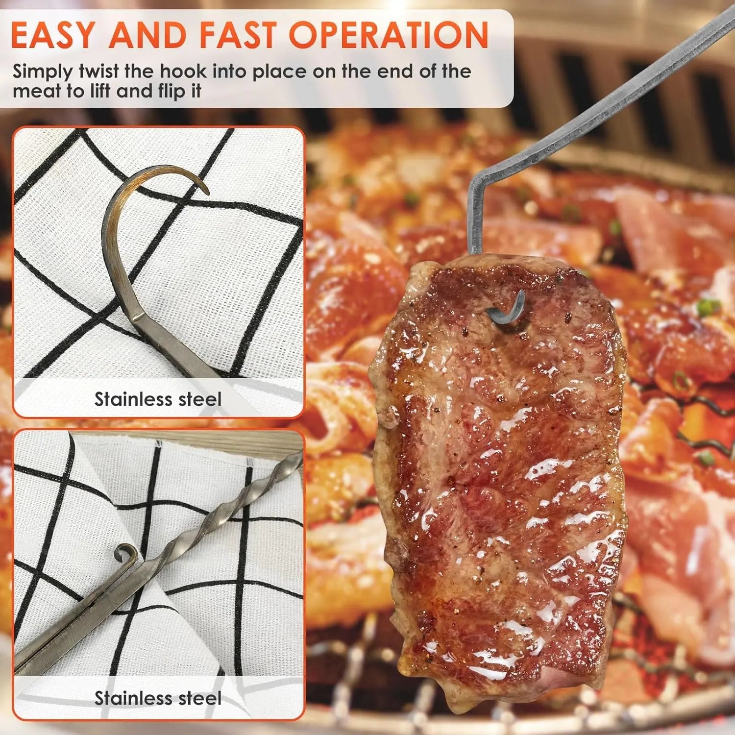 CharEdge | Ambachtelijk handgesmede grillspatel – Precisie BBQ-spatel