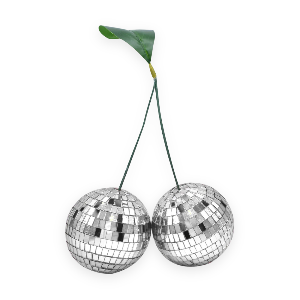 GlowBerry | Handgemaakte kersen disco ball ornamenten – Prachtige decoraties voor podia en feesten
