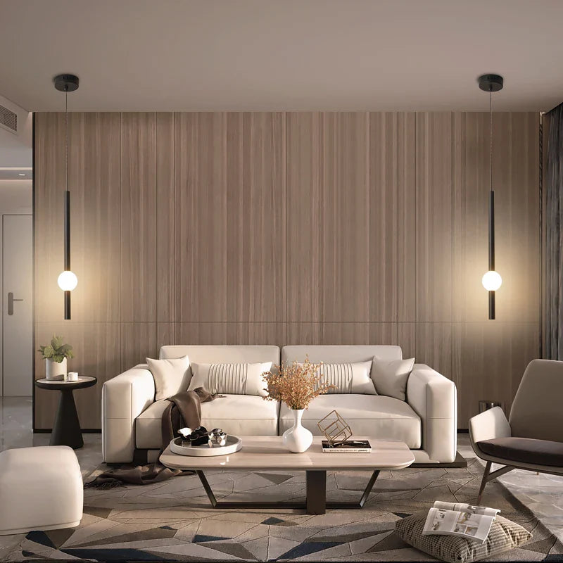 LineaLux | Moderne LED Bar Hanglamp - Minimalistisch Goud & Zwart Hanglamp