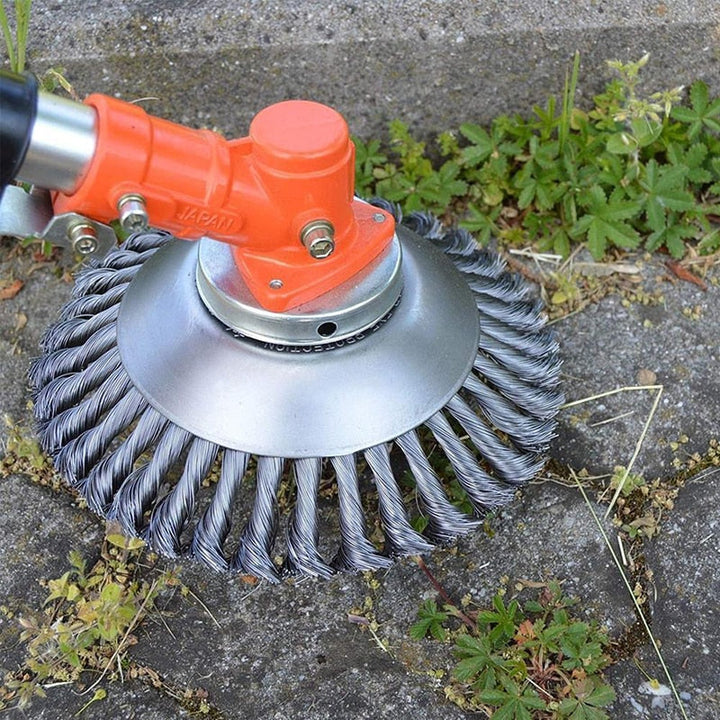 GrassRipper | Zware stalen draadtrimmerkop voor borstelsnijder en onkruidverwijdering