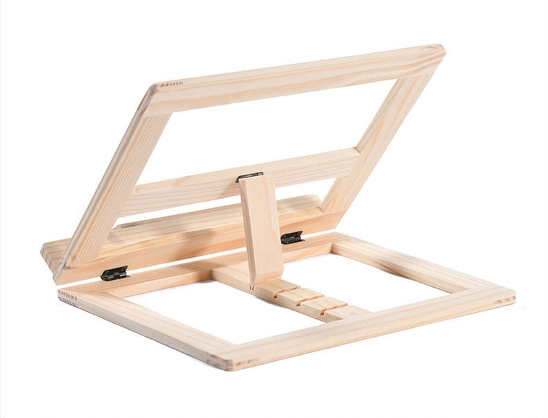 BookPerch | Houten boekenwurmstandaard - Creatieve tablet-, laptop- en boekenhouder