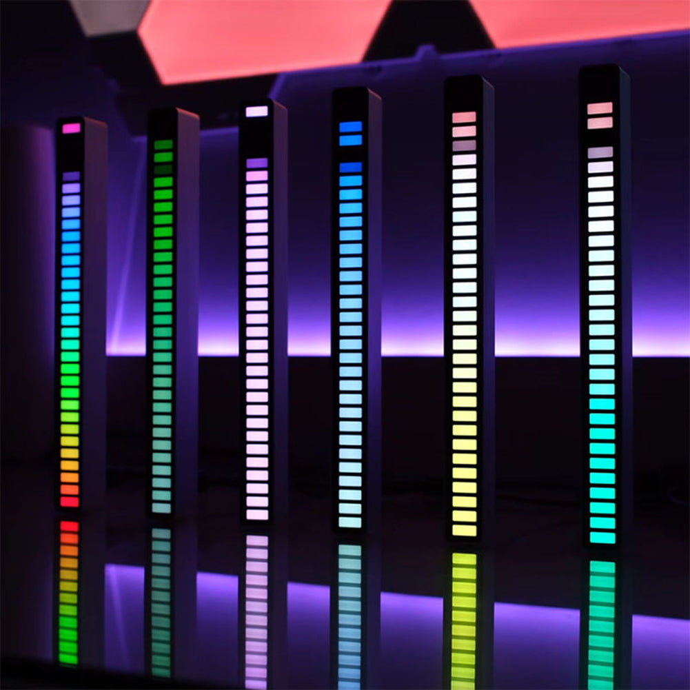 BeatLite | USB Oplaadbare RGB Geluidslichtbalk – Muzieksync LED Licht voor Gaming, TV, Party & Sfeer