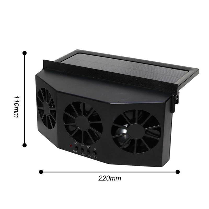 CoolDrive | Ventilator voor auto op zonne-energie - Autoluchtkoeler & warmteafvoer