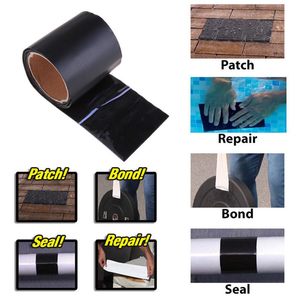 TuffSeal | 2-Pack Waterdichte Reparatietape - Heavy Duty Lekdichting, Sterke Kleefstof