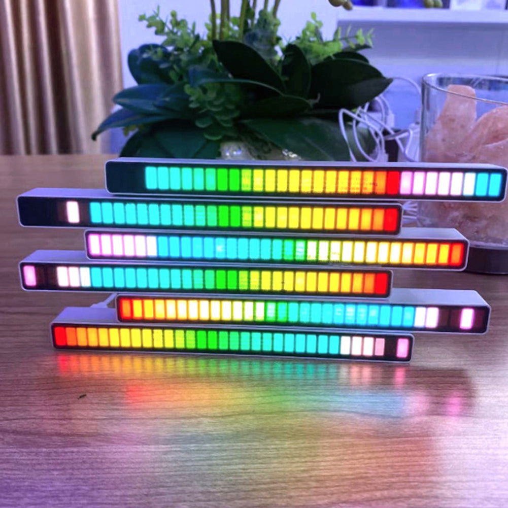 BeatLite | USB Oplaadbare RGB Geluidslichtbalk – Muzieksync LED Licht voor Gaming, TV, Party & Sfeer