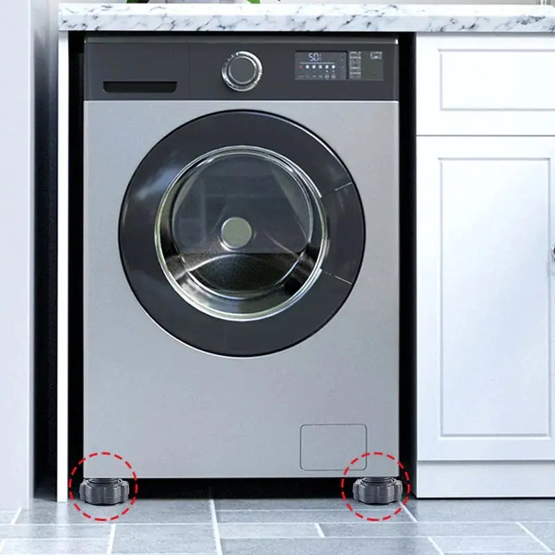 SteadyPads | Verstelbare antivibratiematten voor wasmachines - In hoogte verstelbare machinevoeten