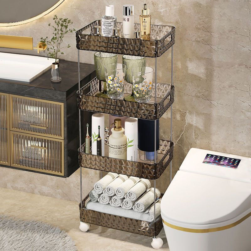 GlideRack | Rolling bathroom storage organizer rack - Thuis opbergoplossing voor toiletartikelen