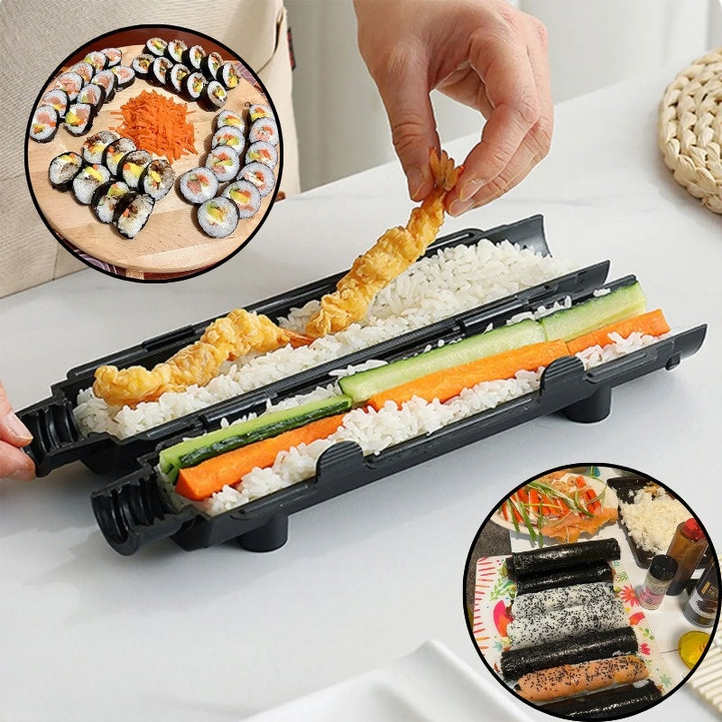 SushiPro | DIY sushi maker kit - Perfecte rollen thuis - Eenvoudig te gebruiken sushi rollen kit voor beginners en gevorderden