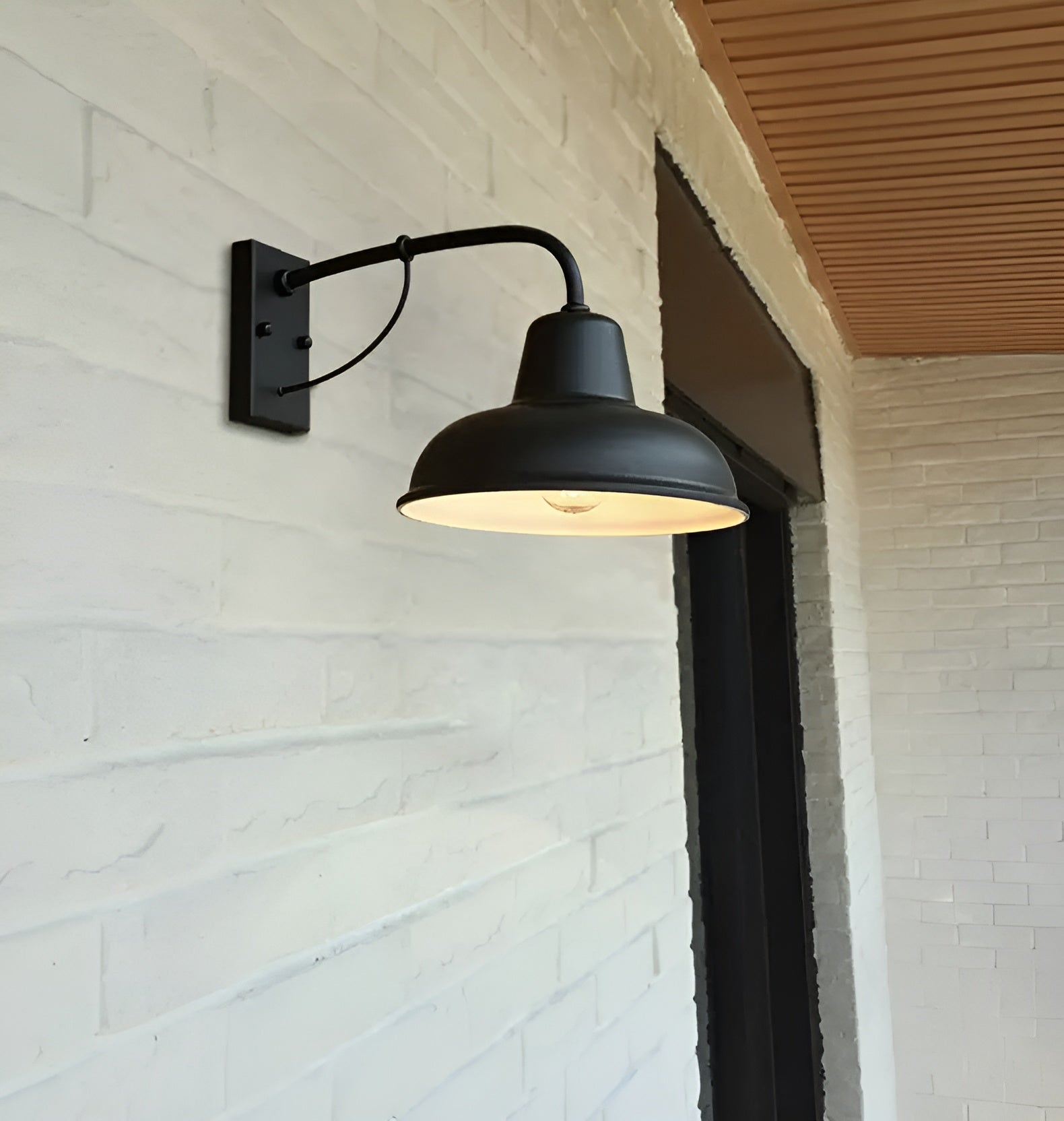 GlowEra | Antieke Vintage Wandlamp, Rustieke IJzeren Verlichting, Industrieel Boerderij Ontwerp