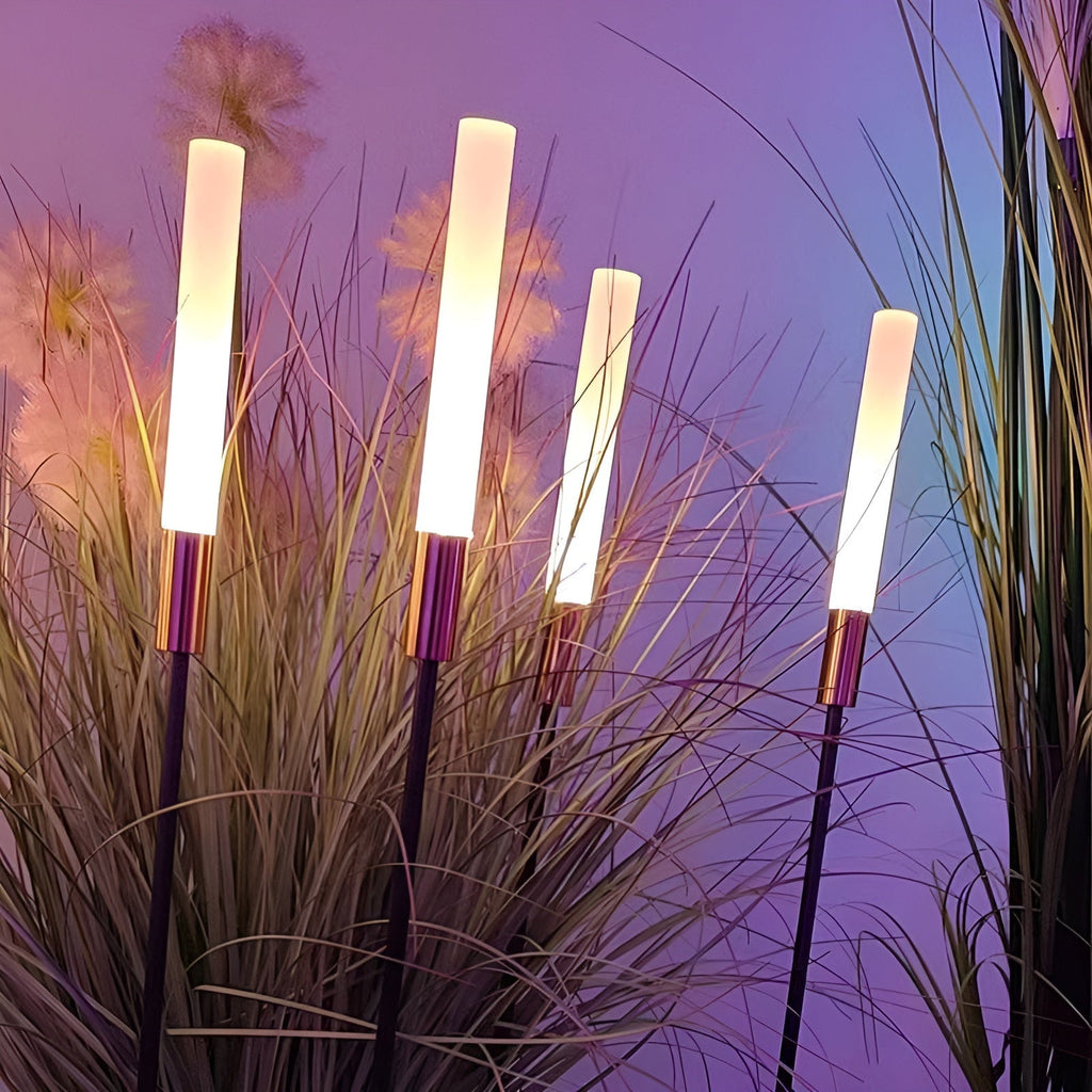 GlowStem | Tuinlamp op zonne-energie - Moderne, waterdichte verlichting op zonne-energie voor buitenruimtes