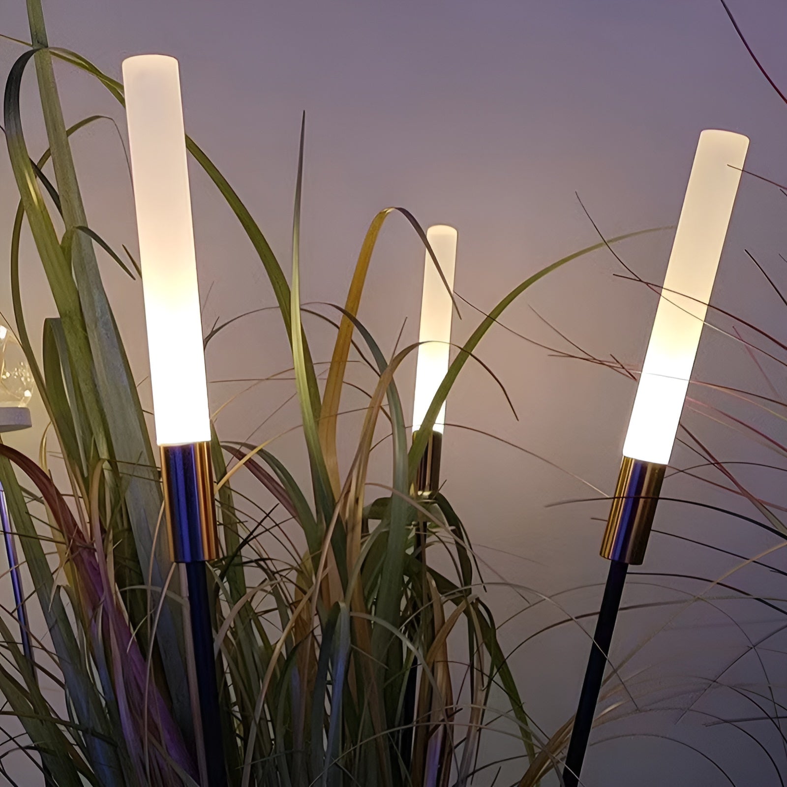 GlowStem | Tuinlamp op zonne-energie - Moderne, waterdichte verlichting op zonne-energie voor buitenruimtes