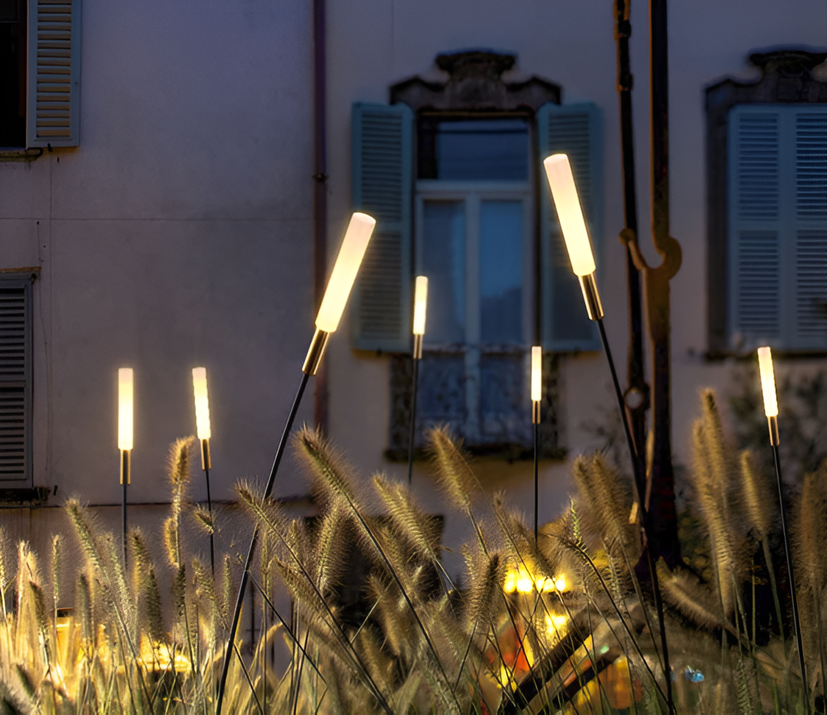 GlowStem | Tuinlamp op zonne-energie - Moderne, waterdichte verlichting op zonne-energie voor buitenruimtes