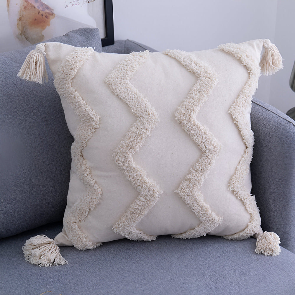 CasaLoom | Ibiza Boho kussenhoes – Decoratieve kussenhoes, handgemaakt in vintage stijl