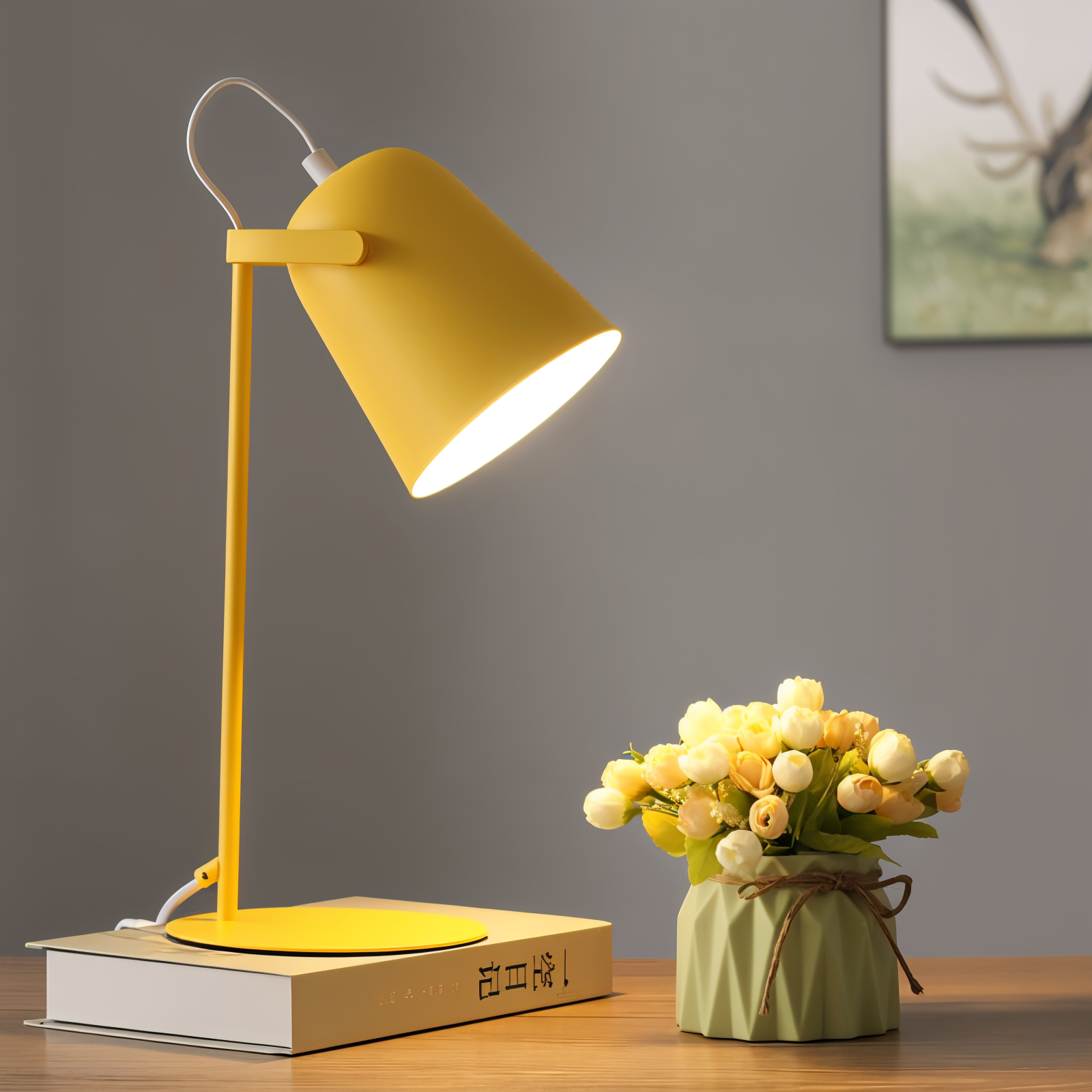 MacaronGlow | Creatieve Scandinavische Pastel Macaron Bureaulamp