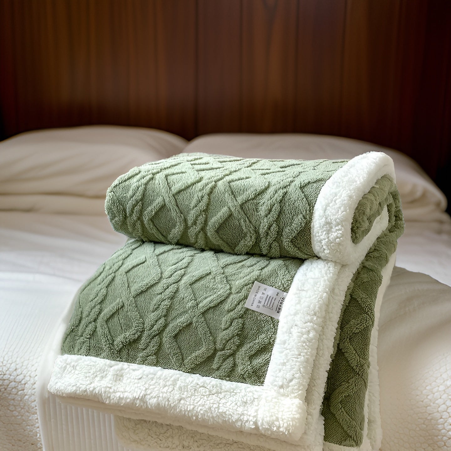 CloudCuddle | Dubbelzijdige knusse fleecedeken – zachte warme plaid, wintercomfort voor thuis
