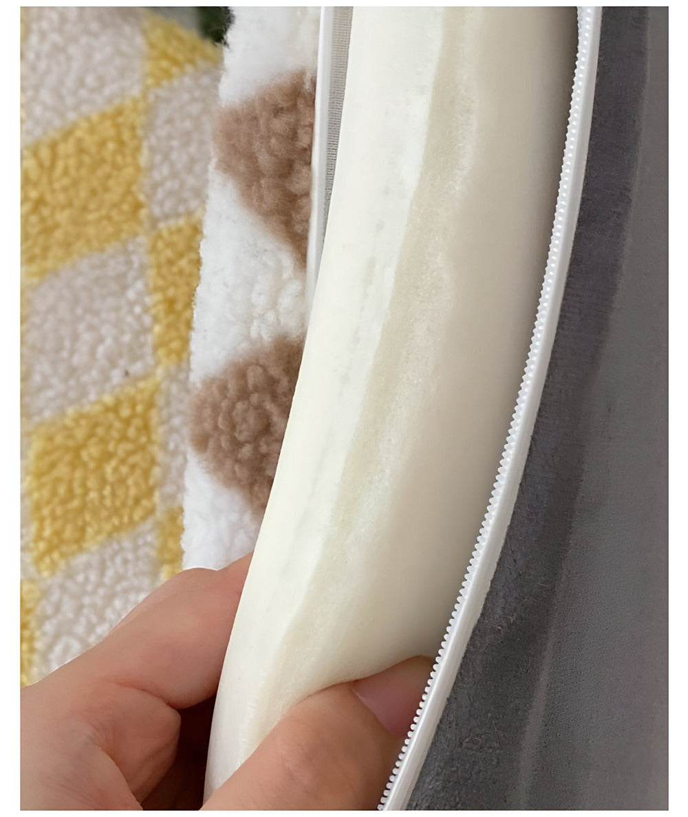 Cozeo | Gezellig kussen en stoelkussen van polar fleece – Scandinavisch ruitjesmotief