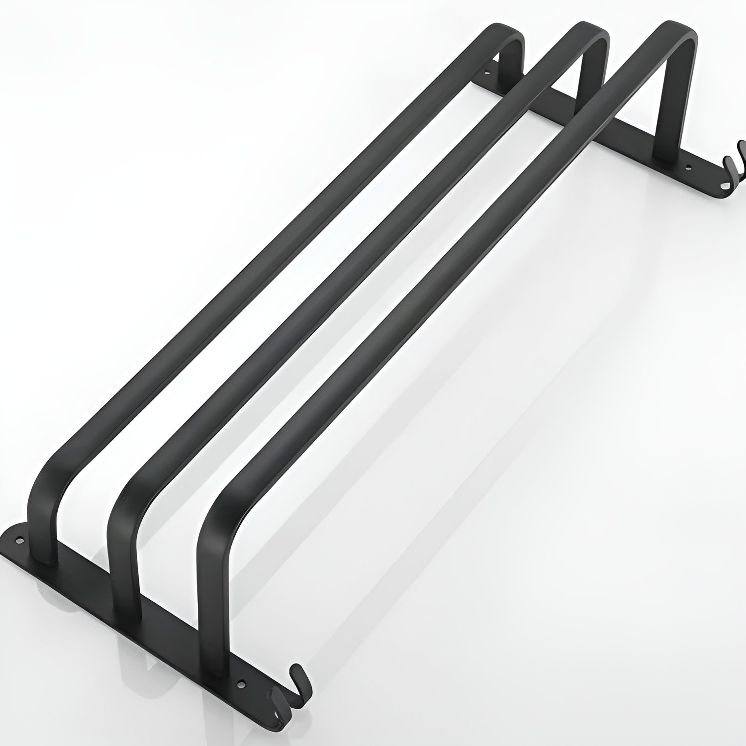 HangEase | 3-laags ruimtebesparende wandhanddoekhouder - aluminium badkamer organizer