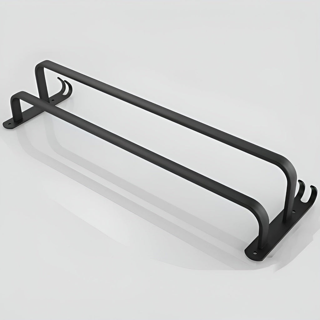 HangEase | 3-laags ruimtebesparende wandhanddoekhouder - aluminium badkamer organizer