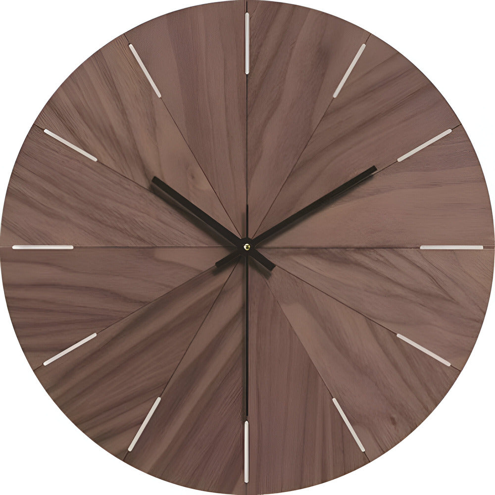 GrainTime | Minimalistische houten wandklok – modern design, stil uurwerk, duurzaam en stijlvol