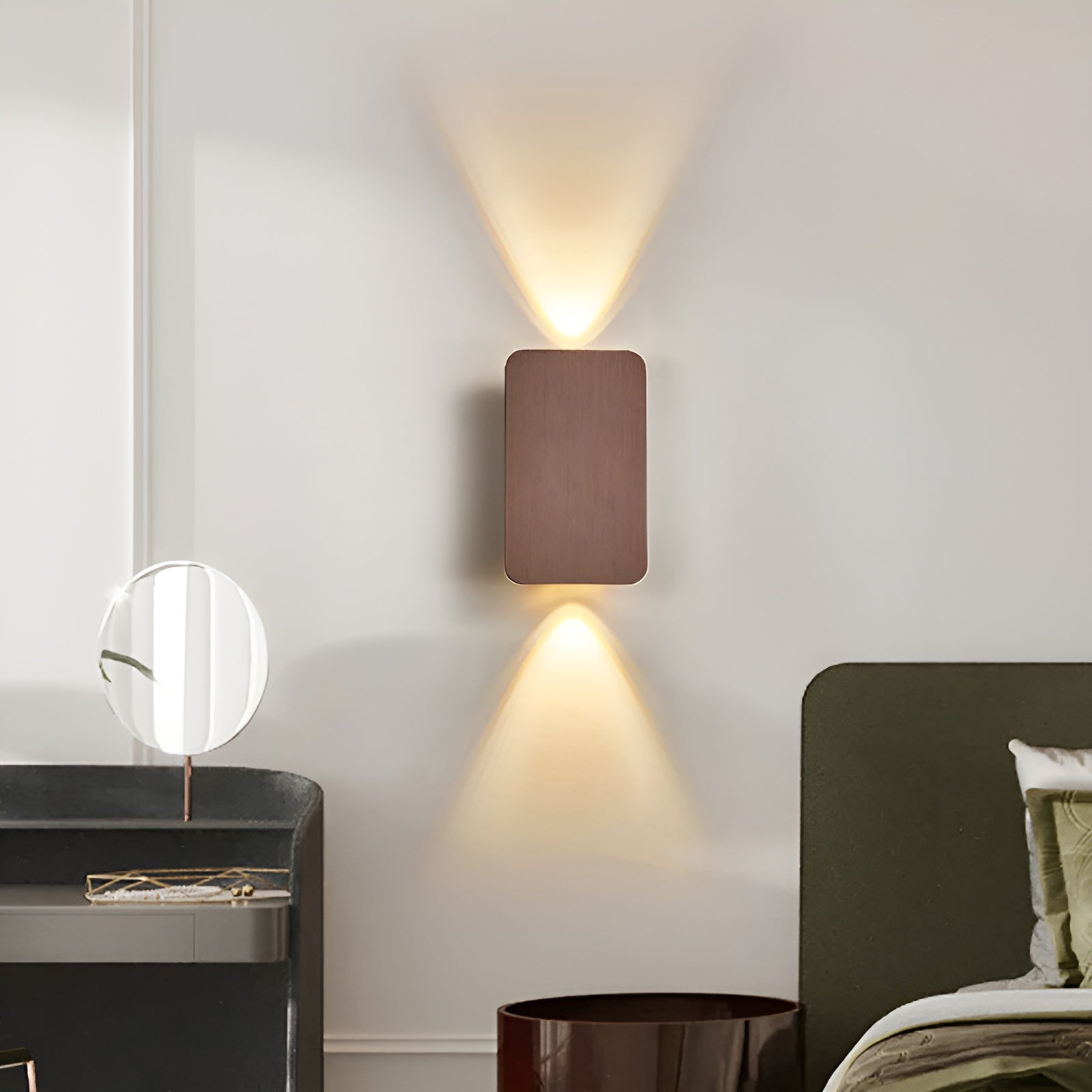 BeamBox | Eigentijdse moderne minimalistische mini-rechthoekige LED wandlamp