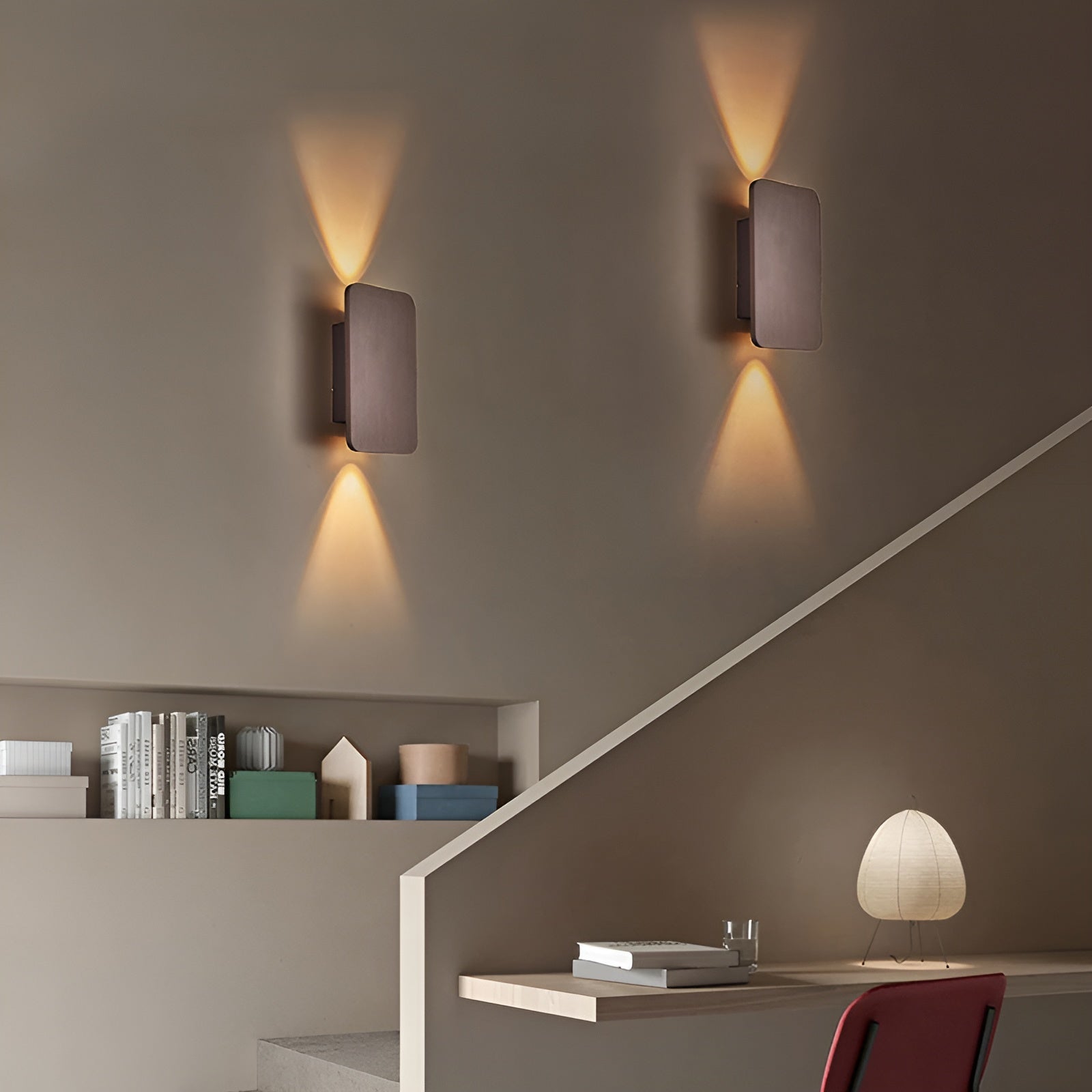 BeamBox | Eigentijdse moderne minimalistische mini-rechthoekige LED wandlamp