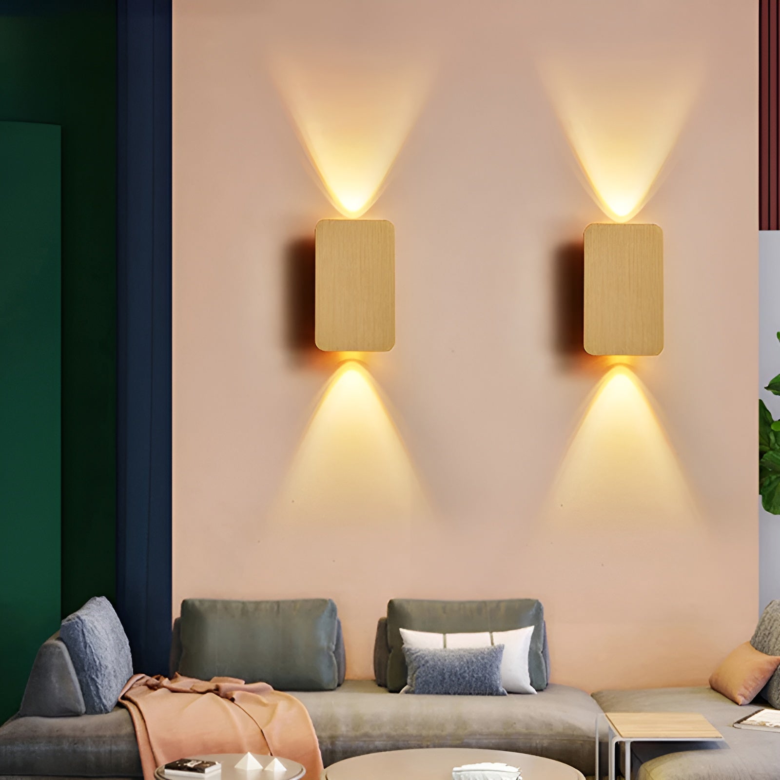 BeamBox | Eigentijdse moderne minimalistische mini-rechthoekige LED wandlamp