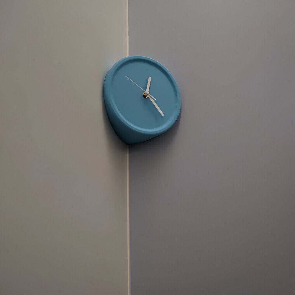 EdgeTime | Moderne hoekklok van 30 cm – Stille, strakke wanddecoratie voor woonkamer en slaapkamer