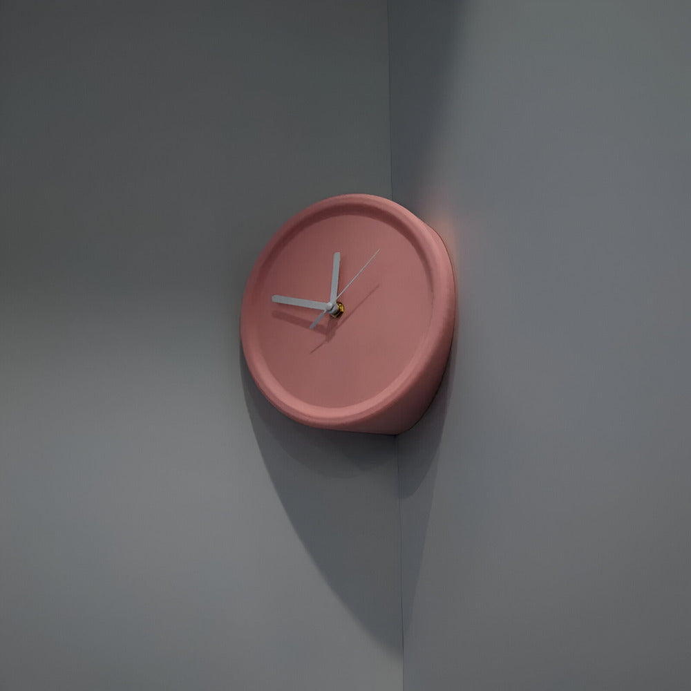 EdgeTime | Moderne hoekklok van 30 cm – Stille, strakke wanddecoratie voor woonkamer en slaapkamer